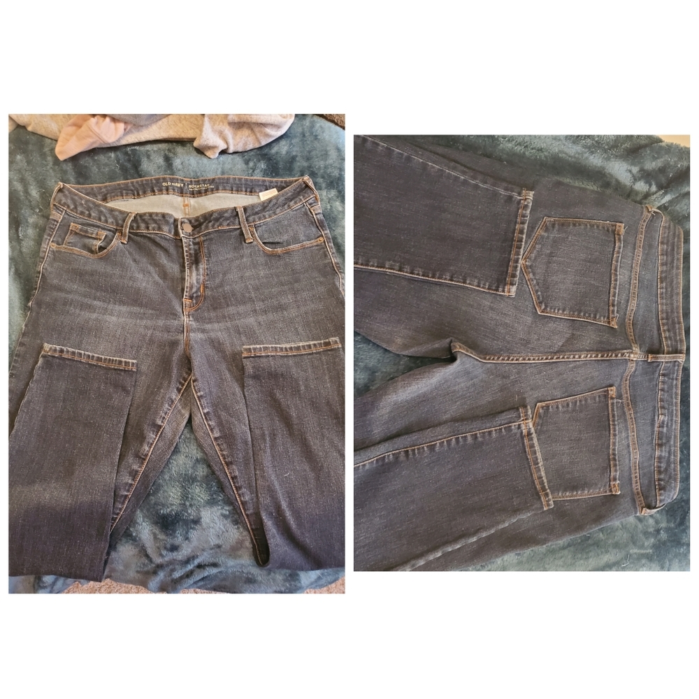 Old Navy Rockstar Mid-Rise Skinny Jeans